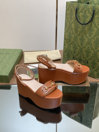 UA GUCCI WOMEN'S HORSEBIT FLATFORM SANDAL