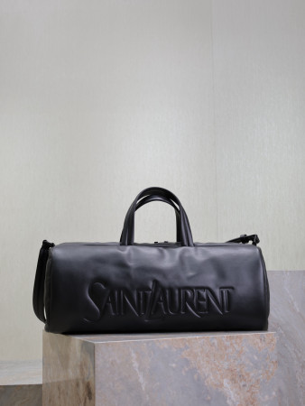 YSL SAINT LAURENT duffle in lambskin 53x24x22cm