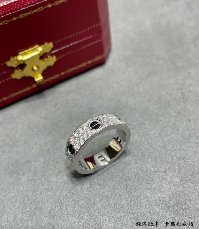 Cartier black nail star ring