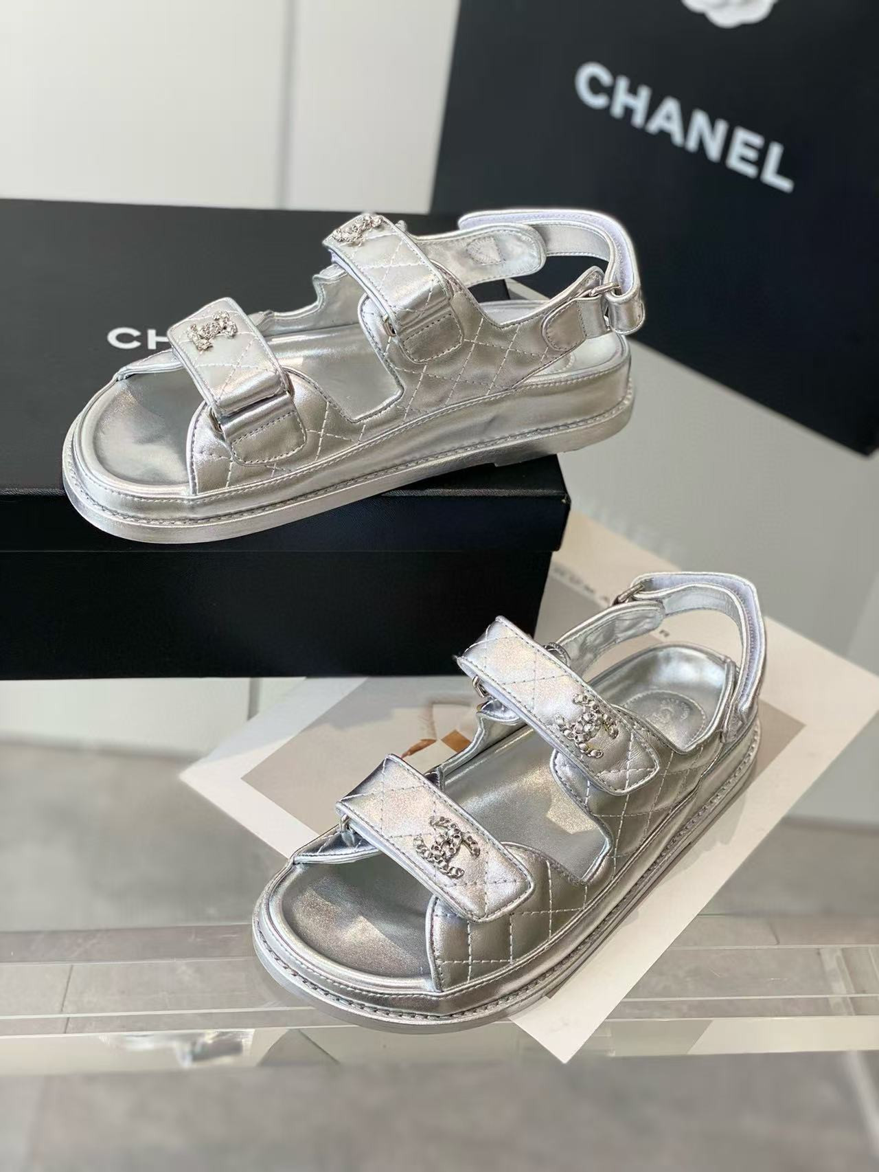 UA Chanel Sandals
