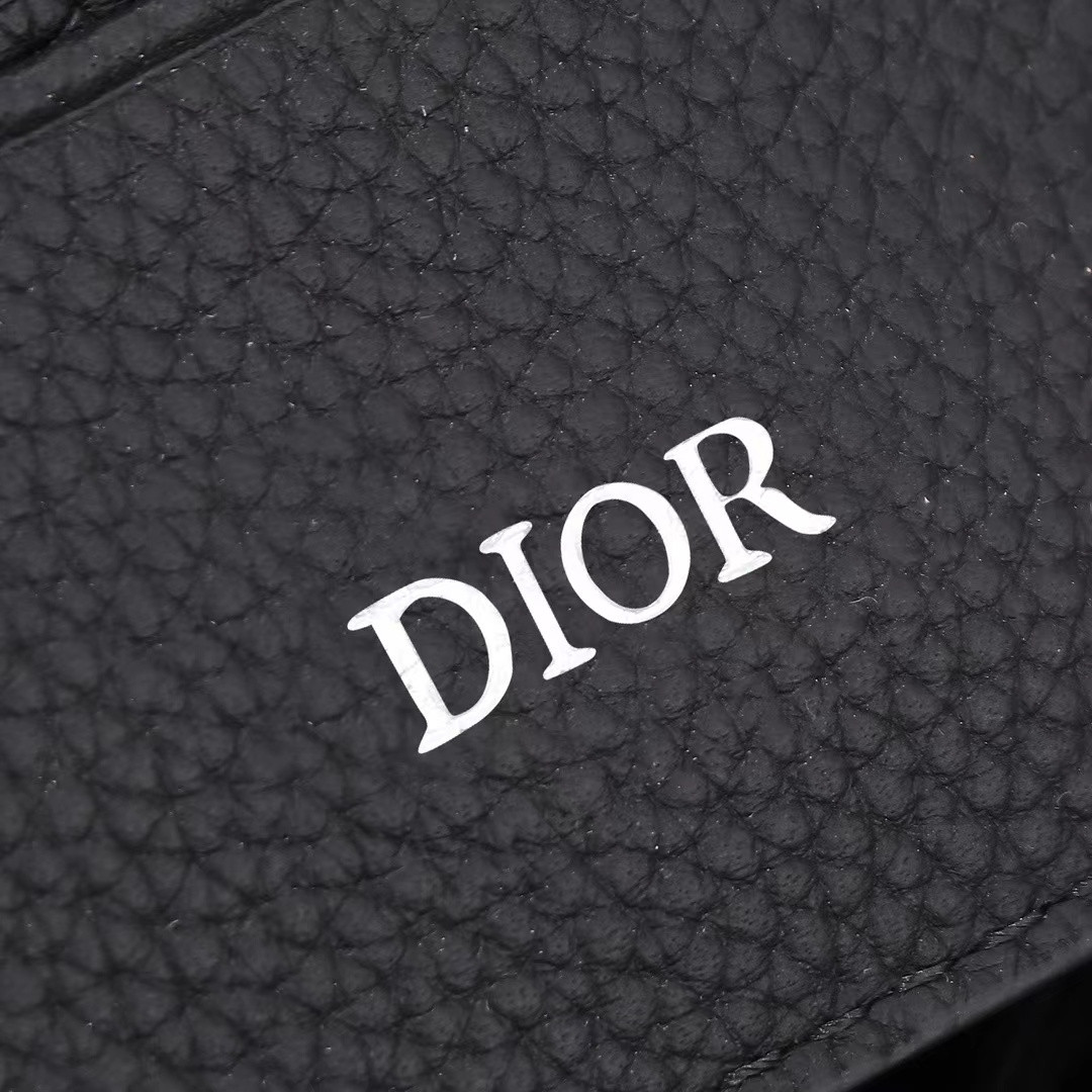 DIOR Mini Safari Bag with Strap Black Dior Oblique Jacquard 6.5 x 5 x 1.5 inches
