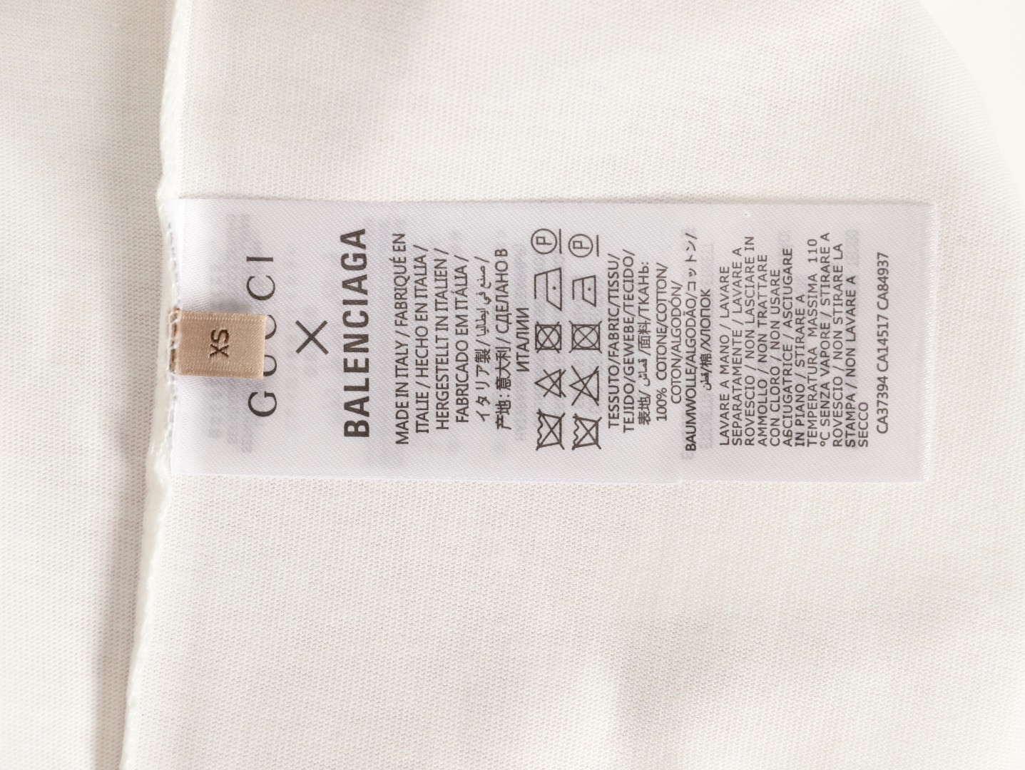 Gucci X Balenciaga 25SS Short-sleeved T-shirt