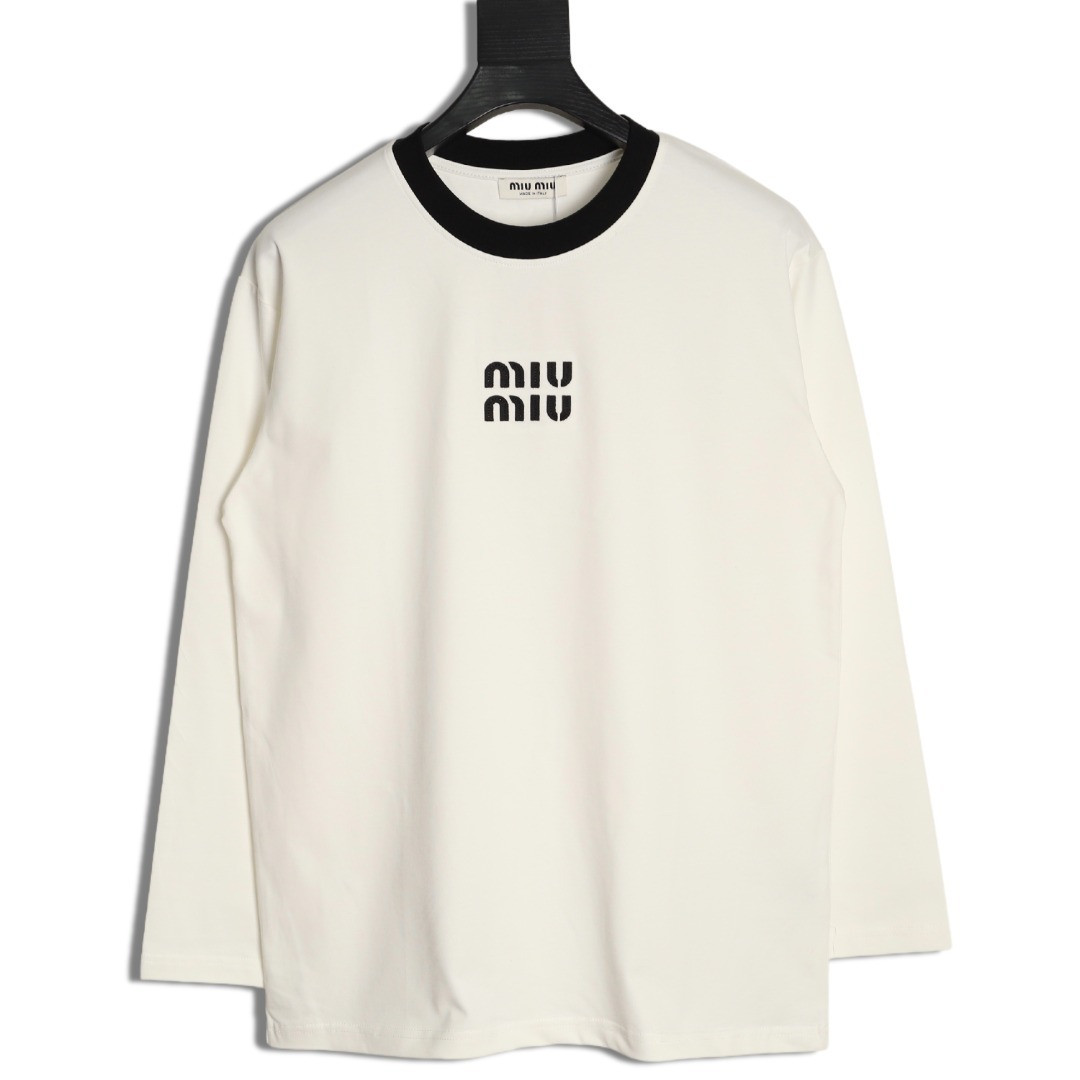 Miu Miu Long-sleeved T-shirt