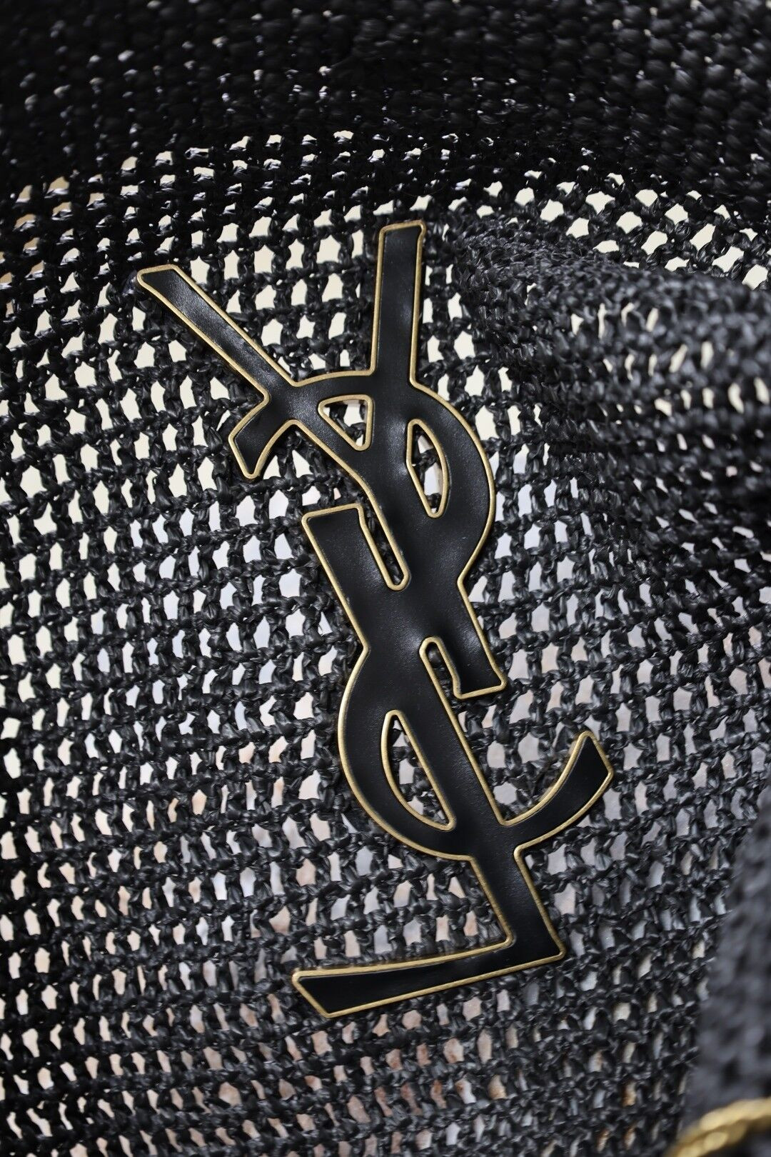 YSL ICARE IN RAFFIA 37-55x43x5cm