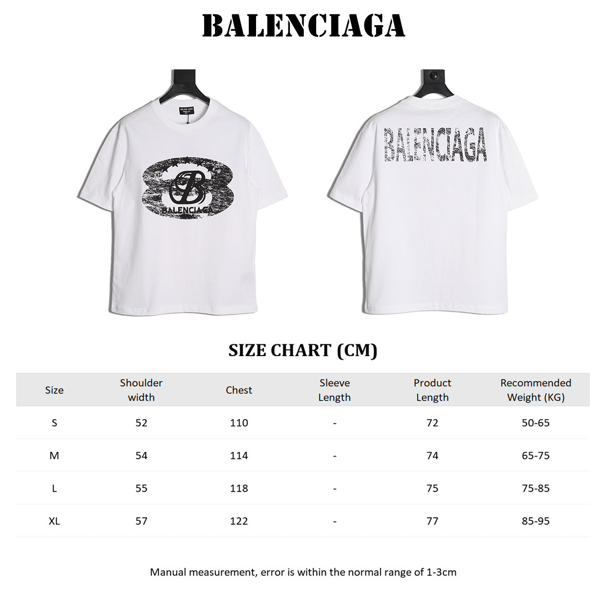 Balenciaga 24SS Short-sleeved T-shirt