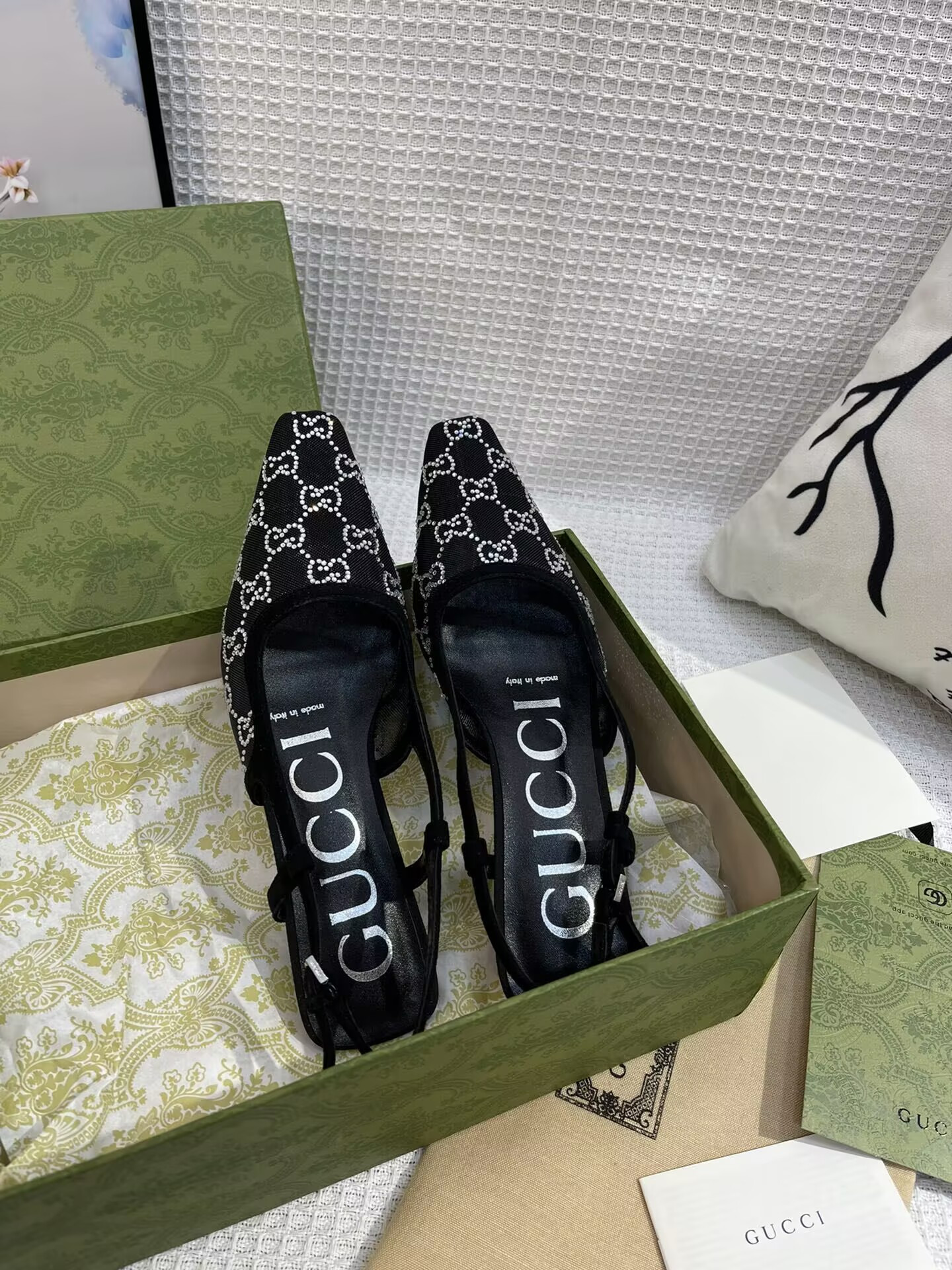 UA GUCCI GG Slingback