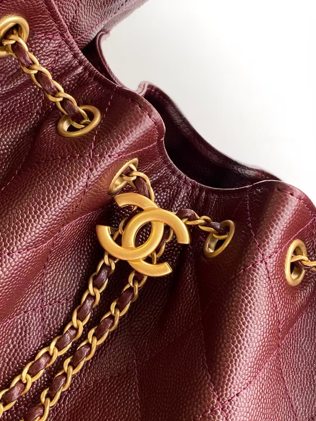 CHANEL 25C Bucket Bag 26x30x14cm