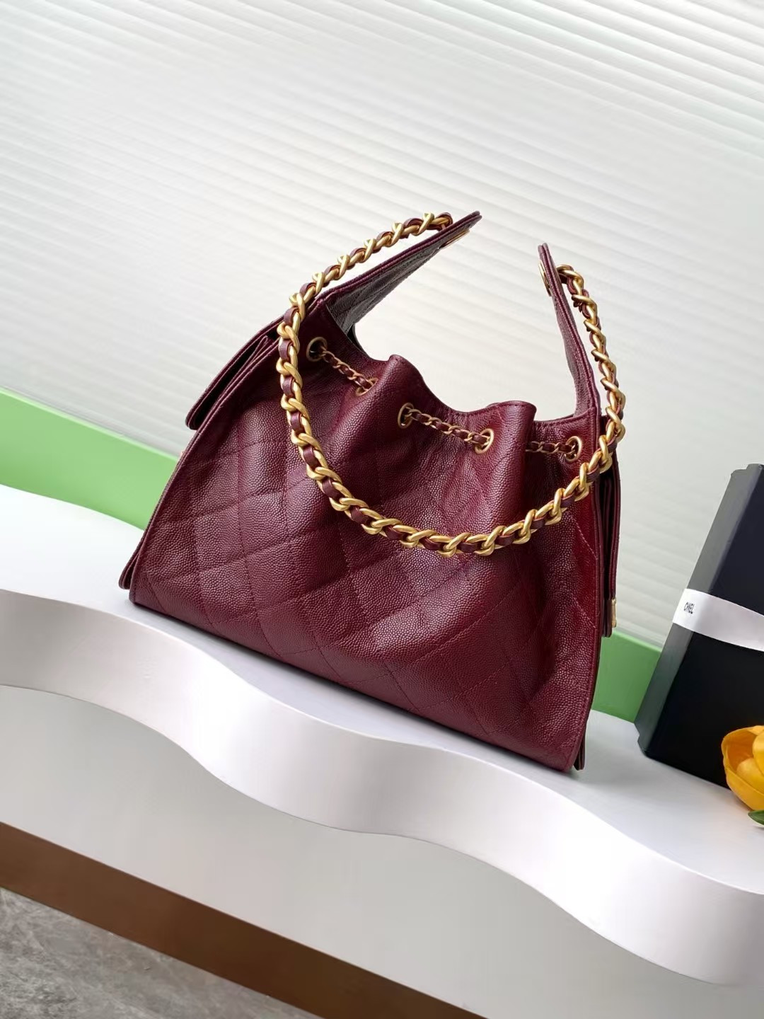 CHANEL 25C Bucket Bag 26x30x14cm