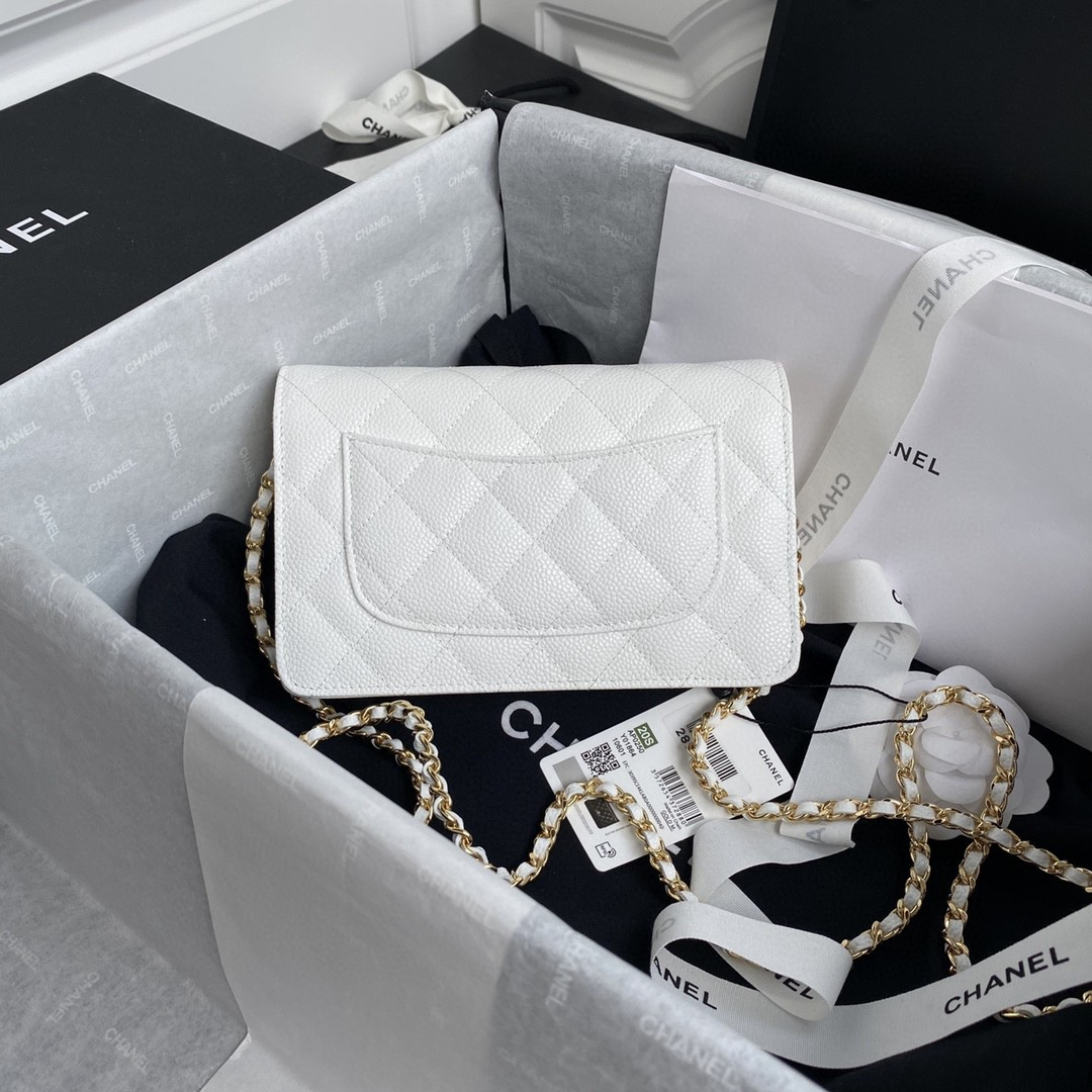CHANEL WOC CLASSIC WALLET ON CHAIN 12.3x19.2x3.5cm