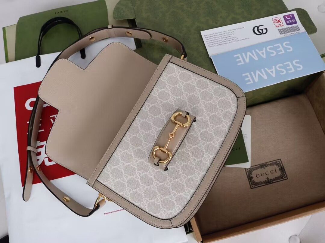 GUCCI HORSEBIT 1955 SHOULDER BAG 25x18x8cm
