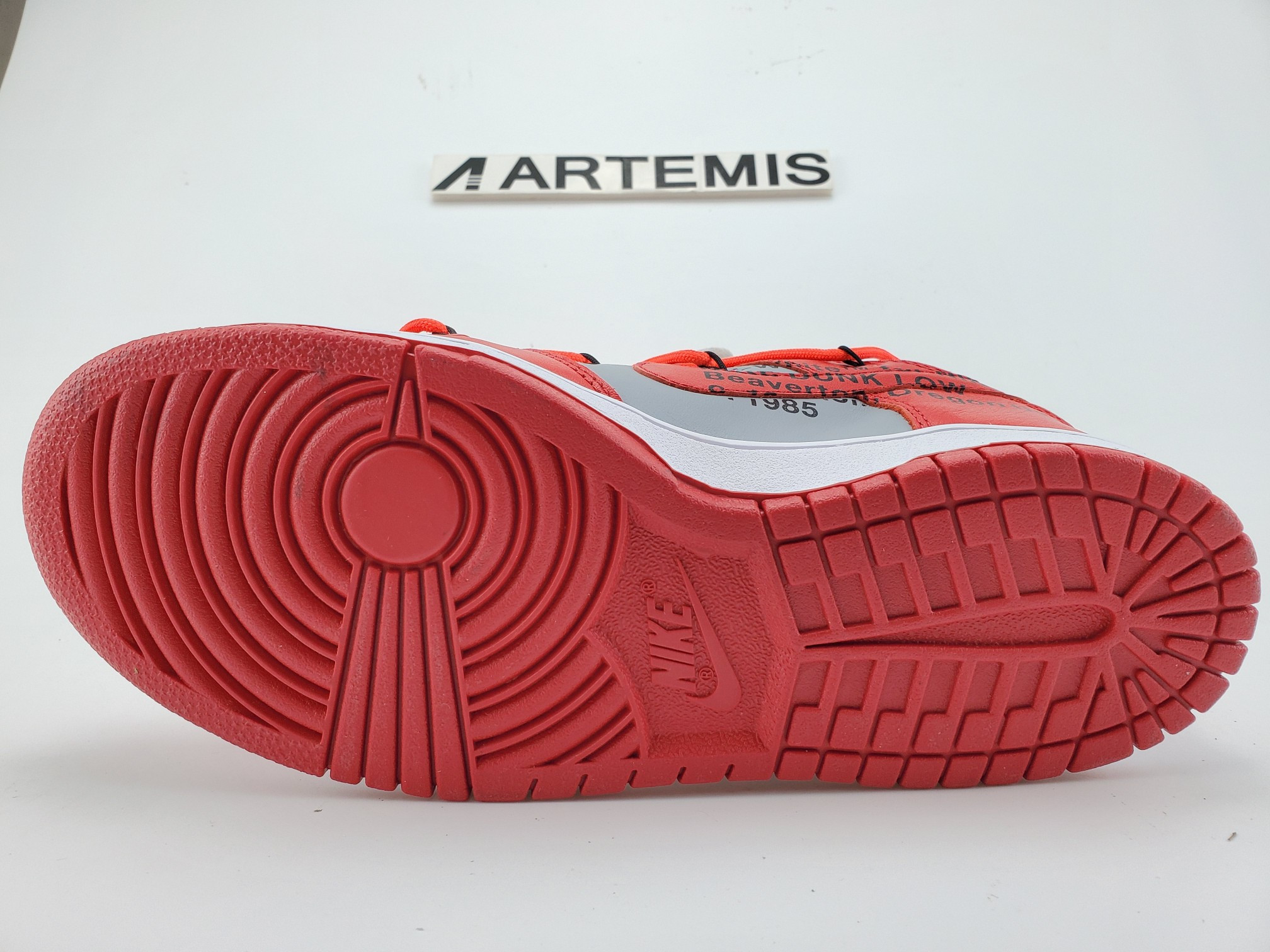 Nike Dunk Low Off-White University Red