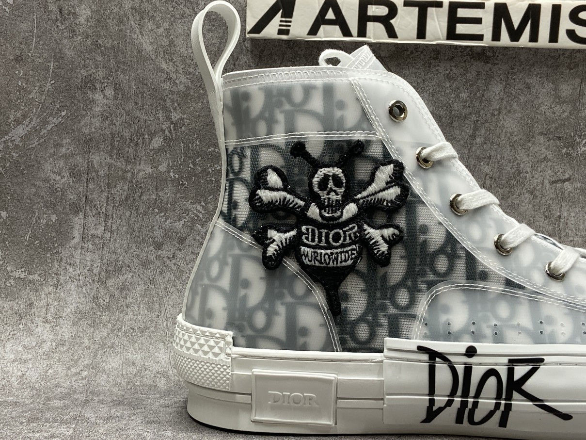 Dior And Shawn B23 High Top Bee Embroidery