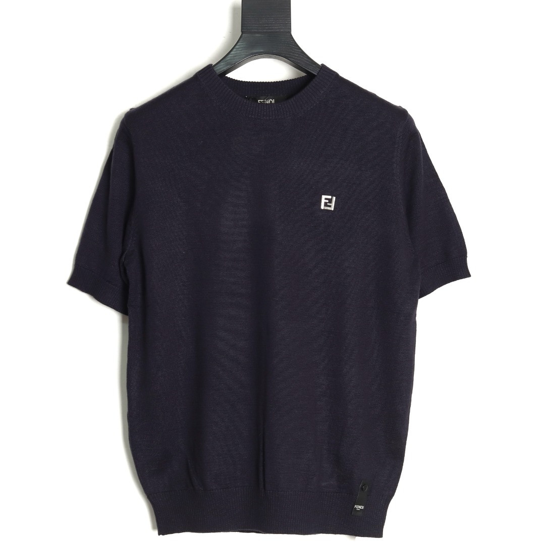 FENDI FD knitting Short-sleeved