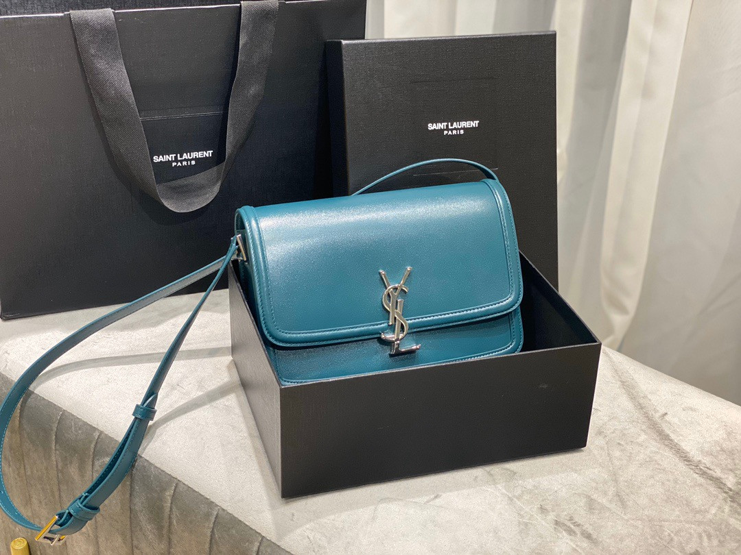 SAINT LAURENT YSL SOLFERINO BOX BAG 23CM