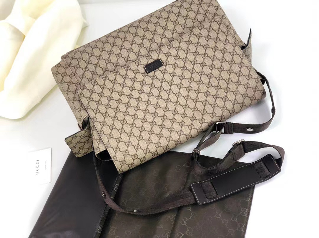 GUCCI GG PLUS DIAPER BAG 44x28x14cm