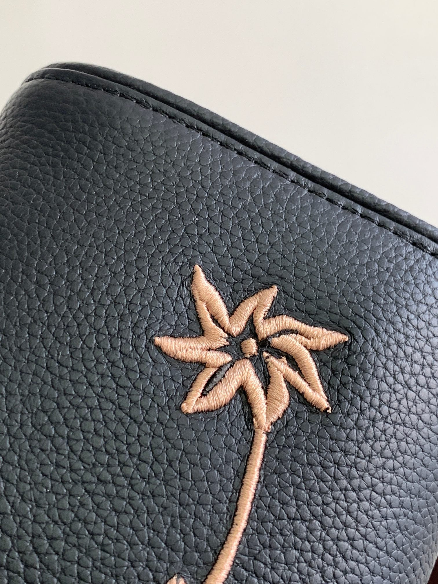 Dior Lingot Toiletry Bag GRAINED LEATHER BLACK Black Oblique Mirage Technical Fabric 8.5 x 5 x 4 inches