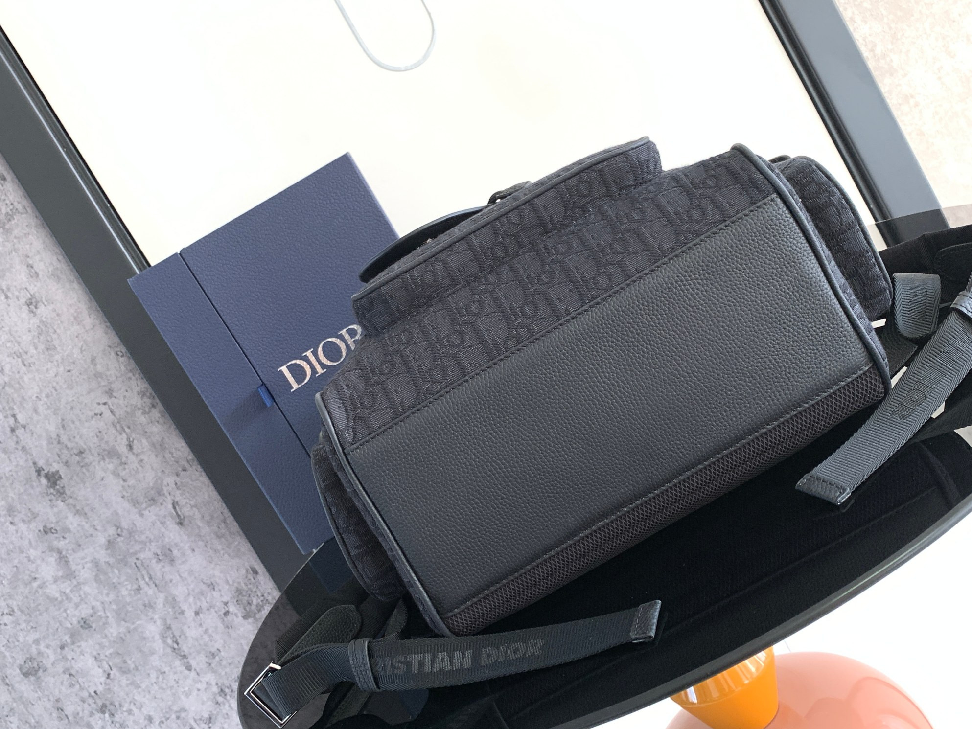 Dior Saddle Backpack 10.5 x 16 x 5.5 inches