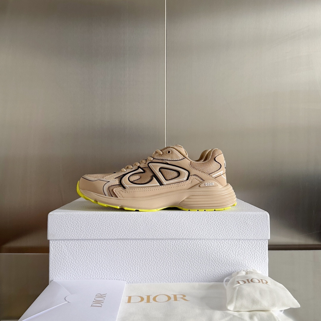 UA DIOR B30 Sneaker Beige Mesh and Technical Fabric