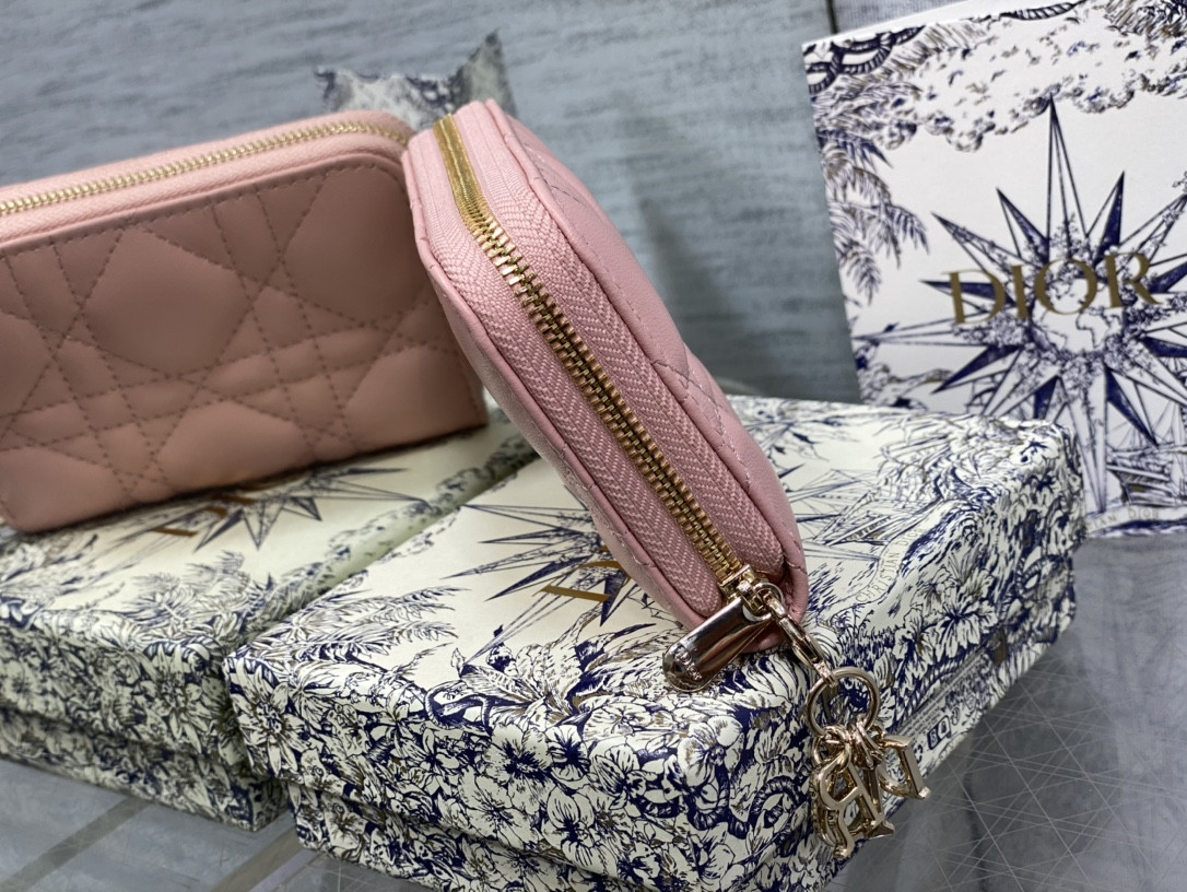 Lady Dior Voyageur Small Coin Purse CARD HOLDER