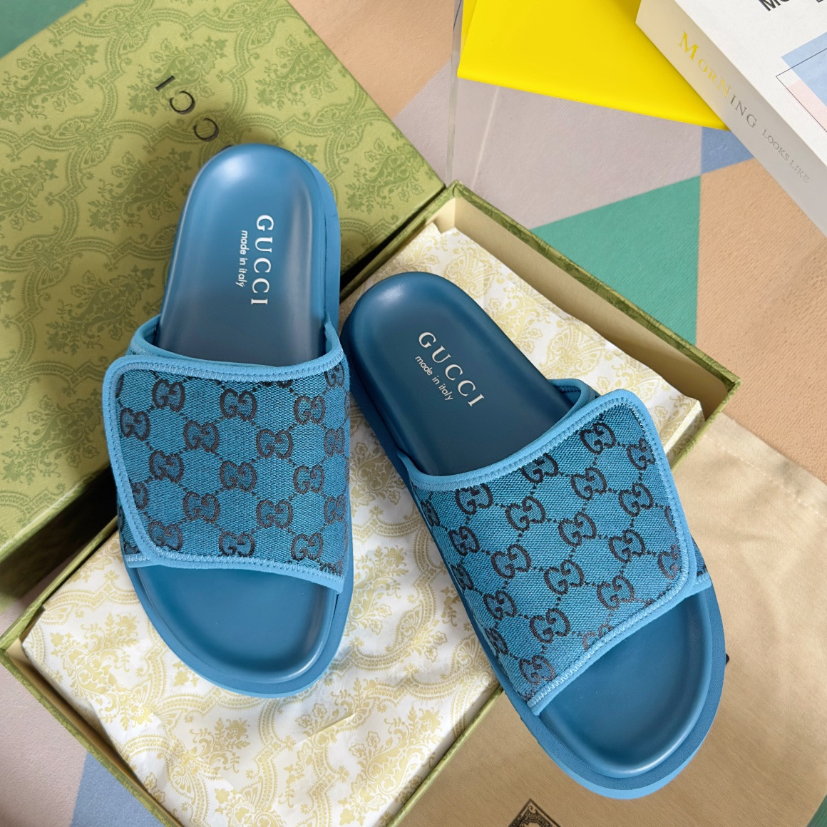 UA GUCCI GG SLIDE SANDAL