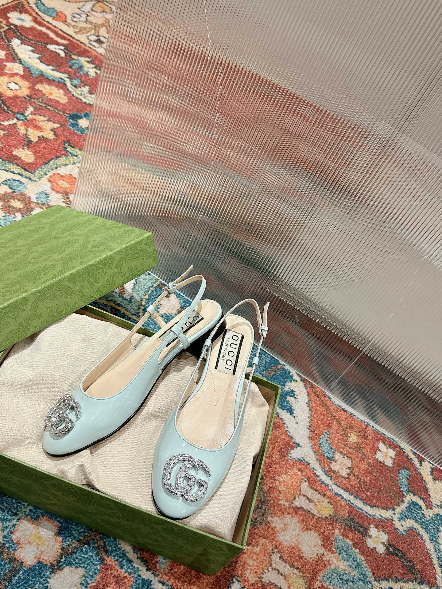 UA GUCCI BALLERINA WITH DOUBLE G