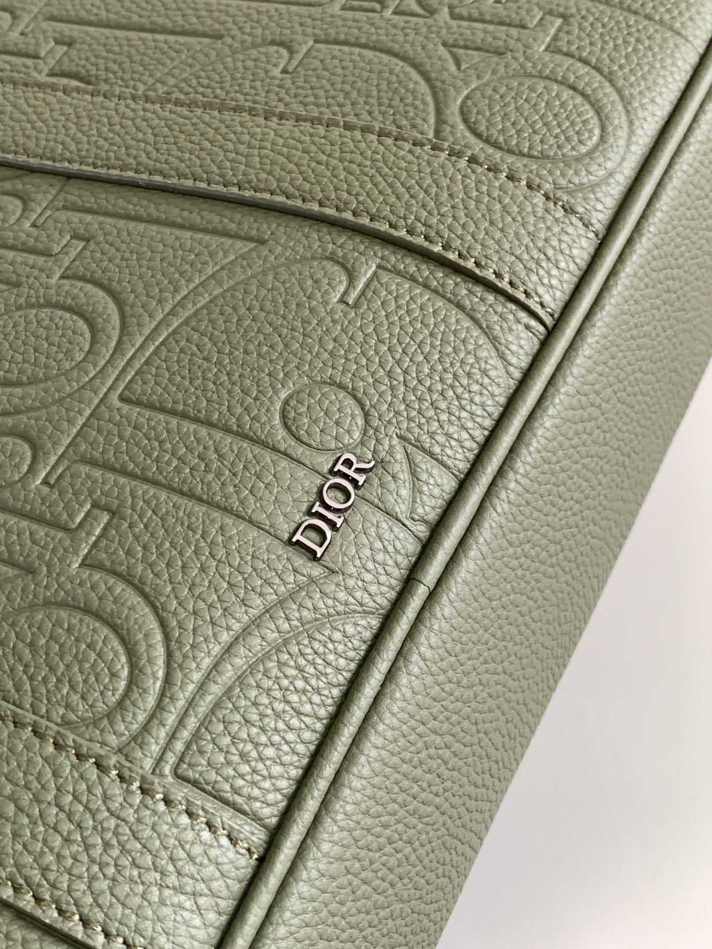 Dior Briefcase Green Dior Gravity Leather and Green Grained Calfskin 37 x 28 x 6 cm