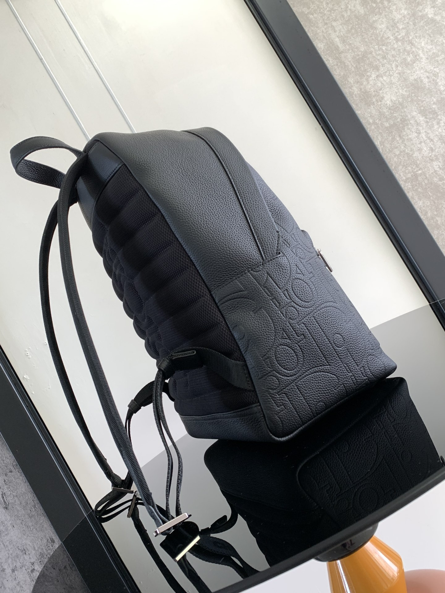 Rider 2.0 Backpack Black Dior Gravity Leather and Black Grained Calfskin 31 x 40 x 18 cm