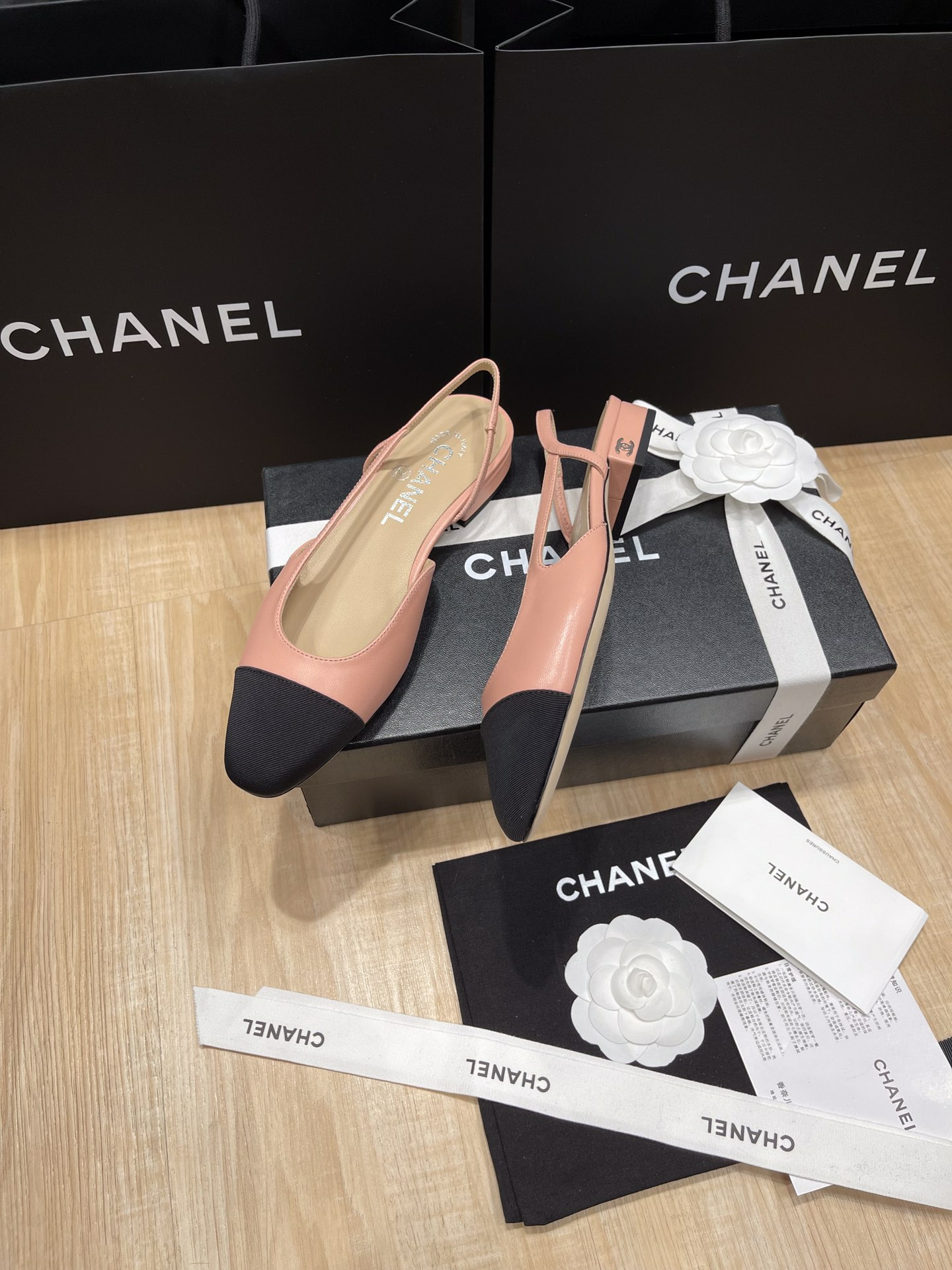 UA CHANEL SLINGBACKS FLAT