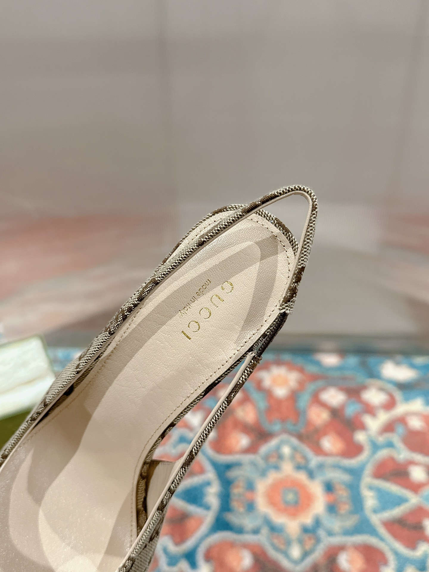 UA GUCCI HORSEBIT SLINGBACK PUMP HIGH HEEL