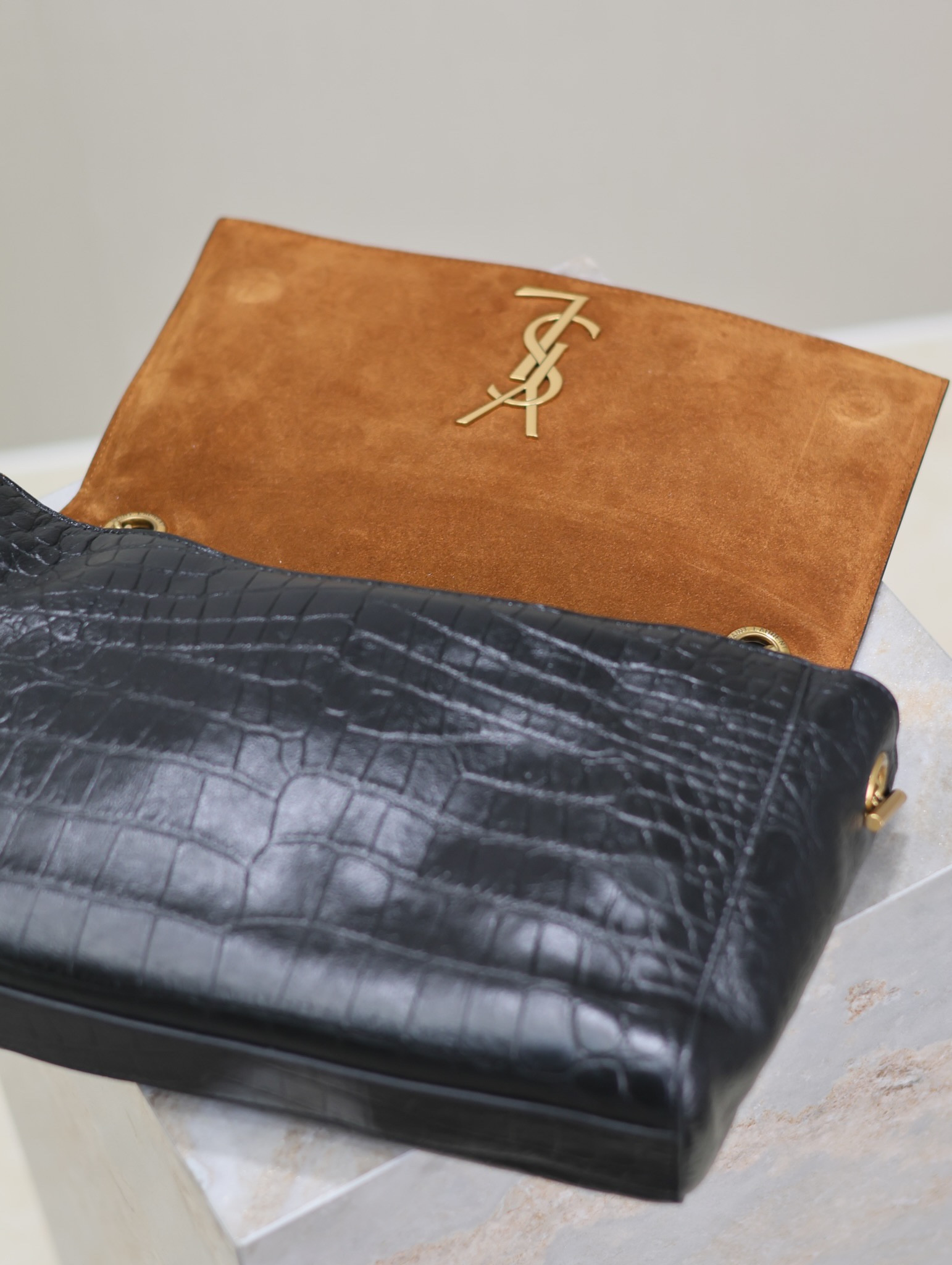 YSL REVERSIBLE KATE 28.5x20x6cm