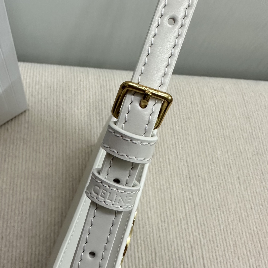 Celine MEDIUM TILLY BAG in shiny calfskin 22x13.5x4cm