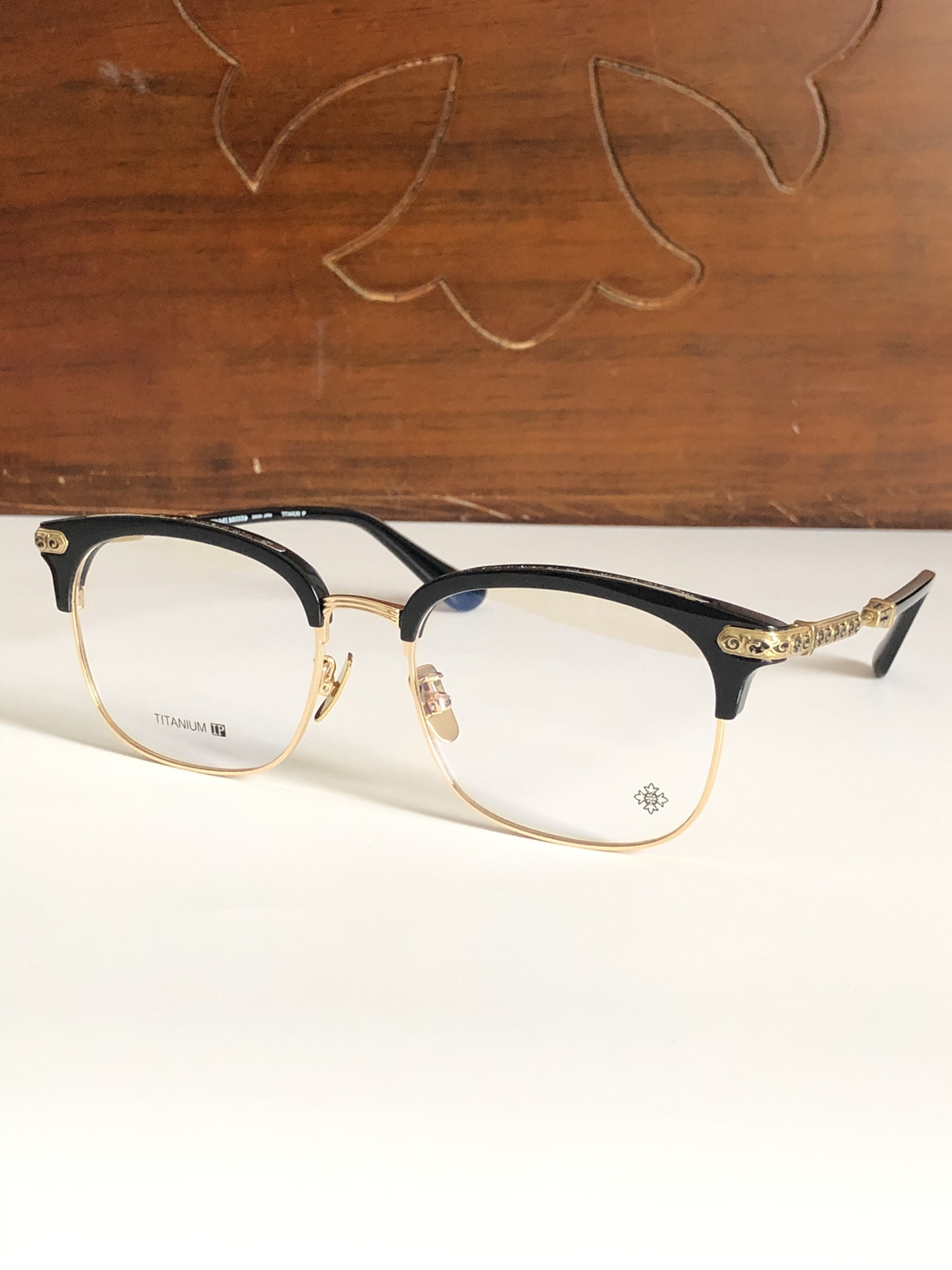 Chrome Hearts Glasses VERTICAL SMILE I 57-19-148