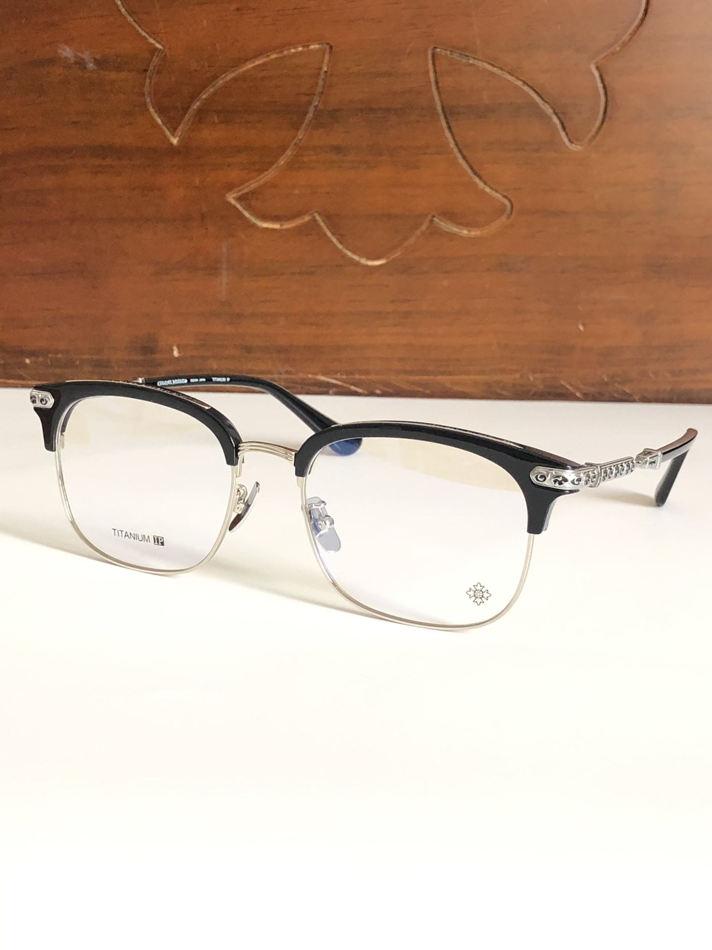 Chrome Hearts Glasses VERTICAL SMILE I 57-19-148