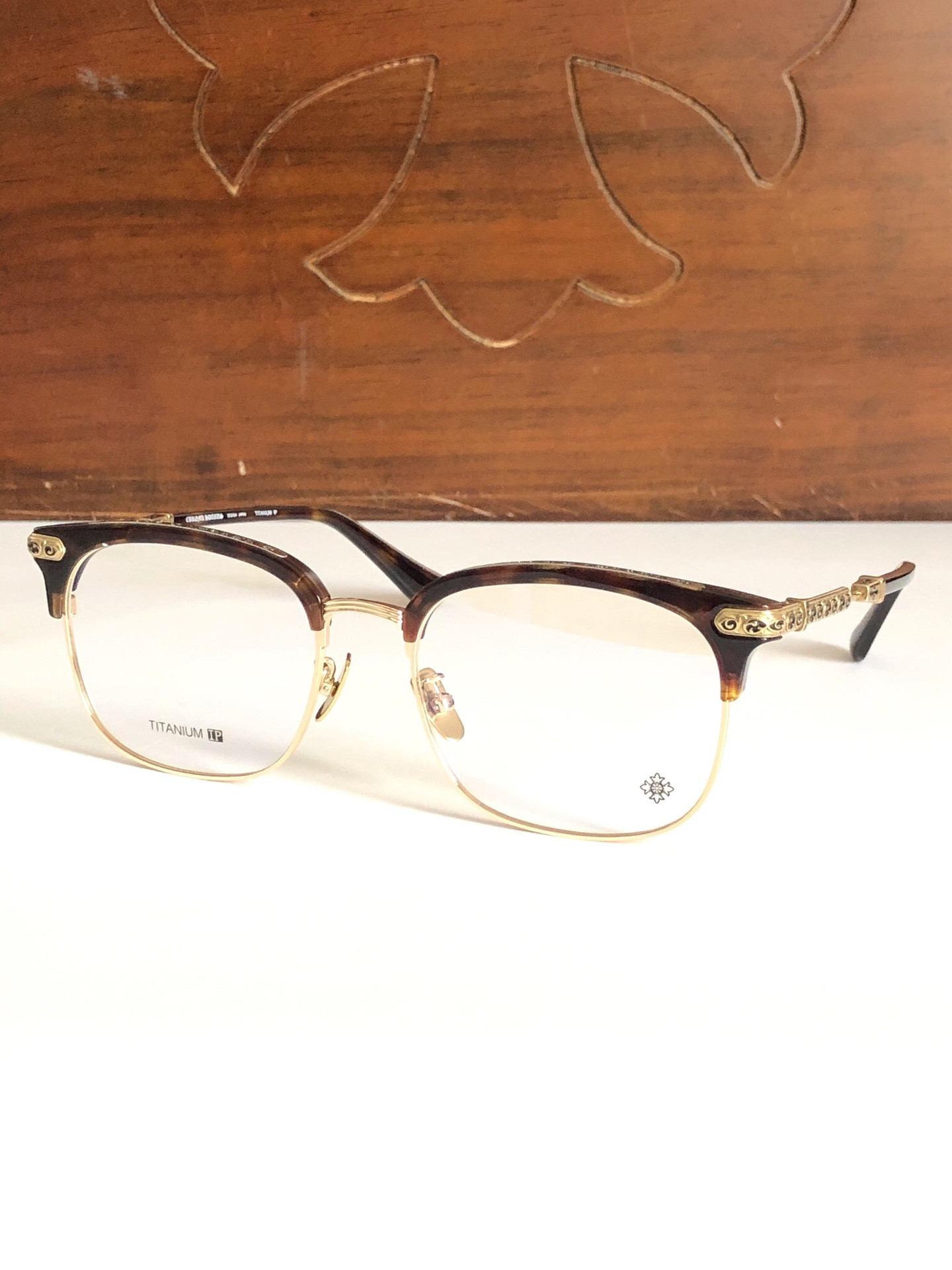 Chrome Hearts Glasses VERTICAL SMILE I 57-19-148