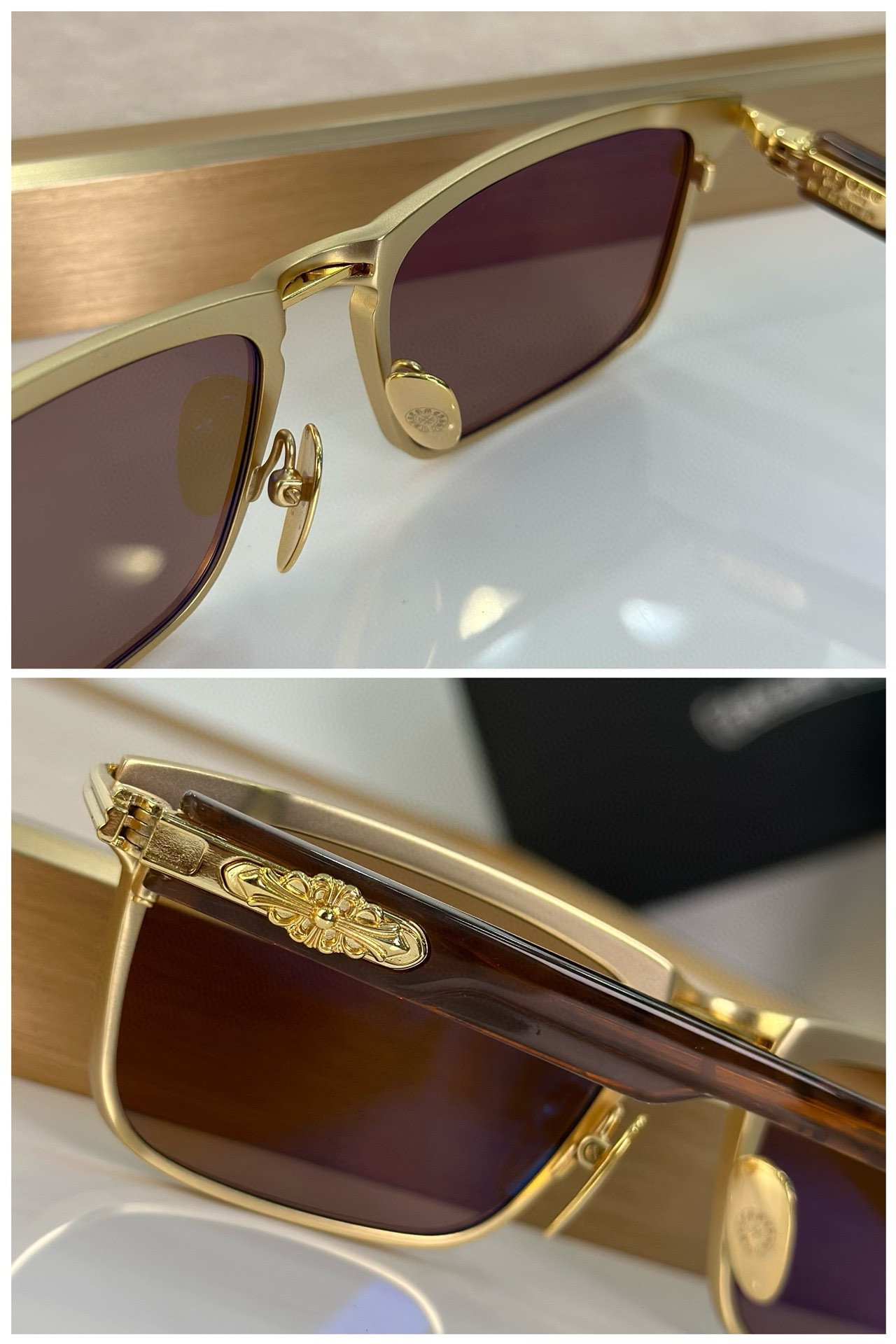 Chrome Hearts Glasses ss24 56-18-146