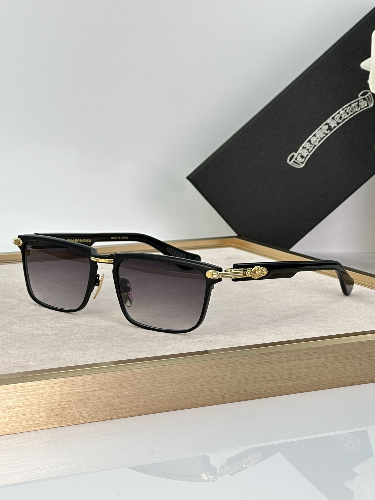 Chrome Hearts Glasses ss24 56-18-146