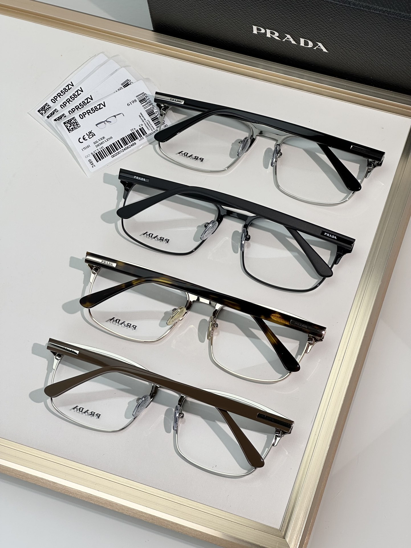 Prada Glasses VPR58Z 57-19-145