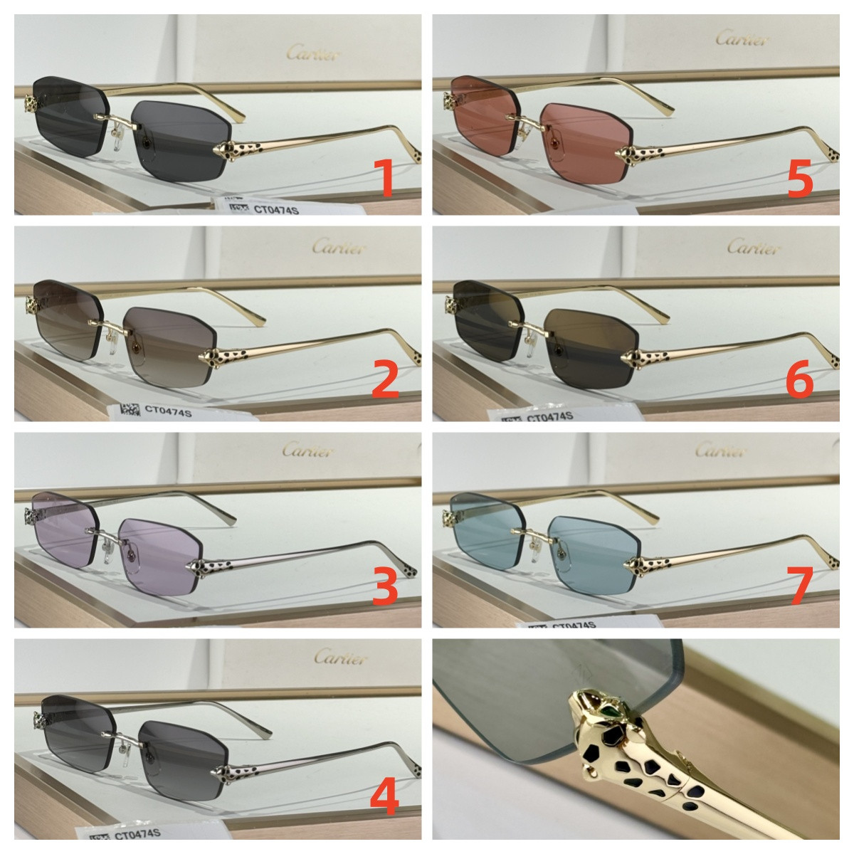 Cartier Glasses CT0474S 56-18-145