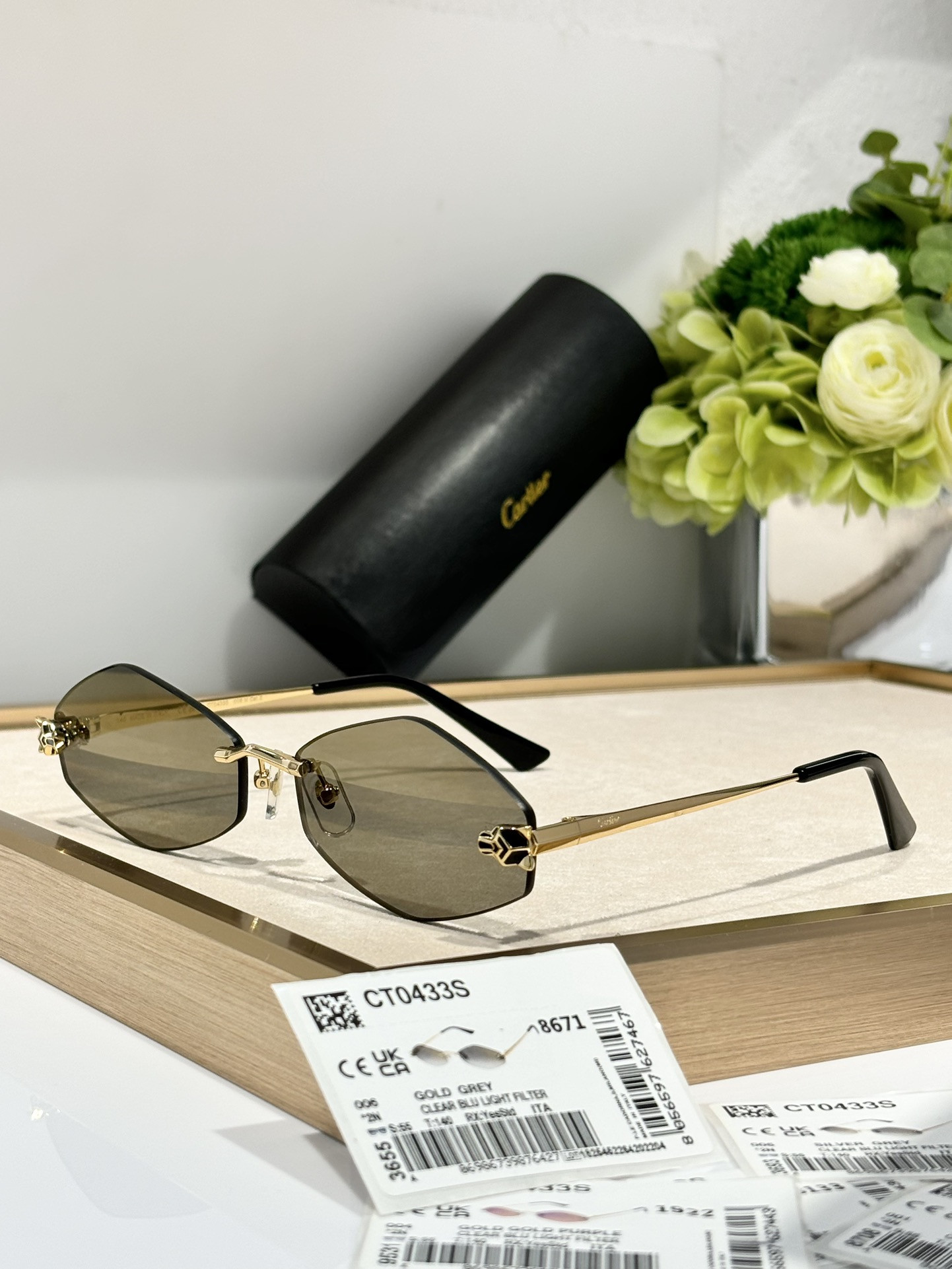 Cartier Glasses CT0433S 55-22-140