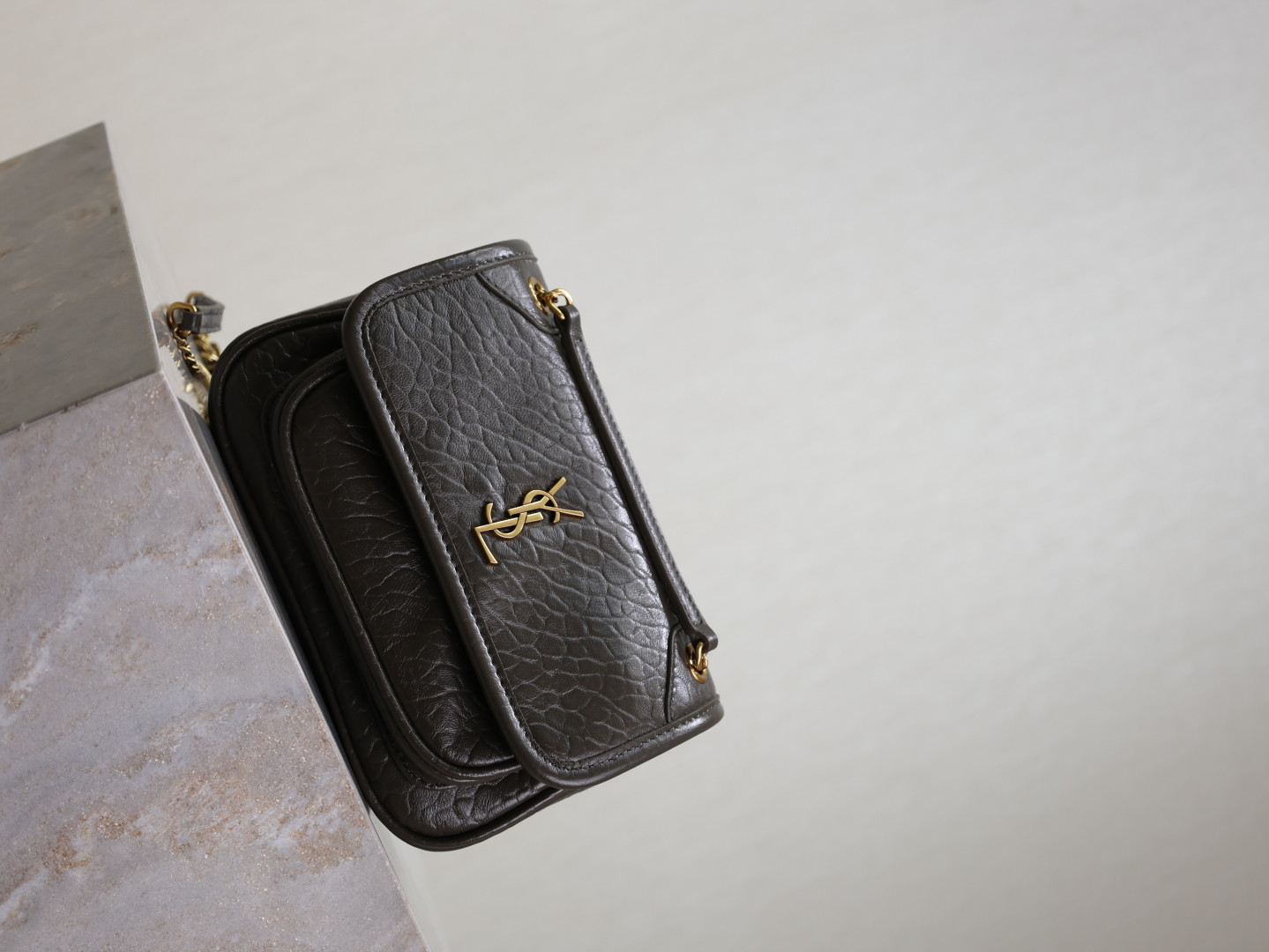 YSL Niki Mini in grained lambskin 828736 12.5x18x5cm