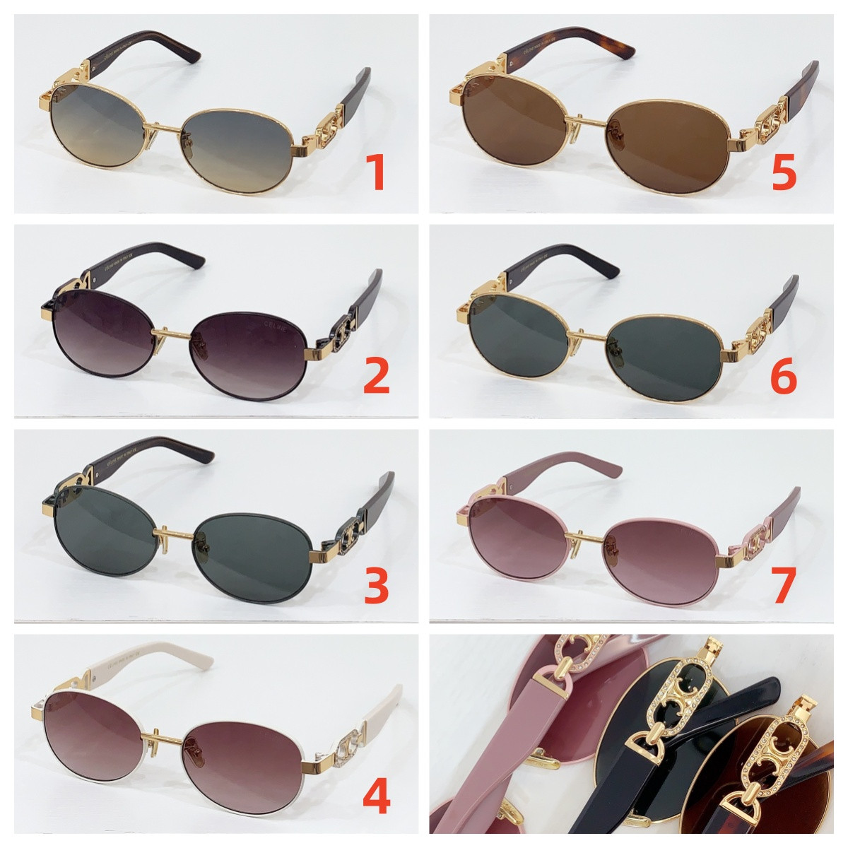 Celine Glasses CL40253 53-18-145