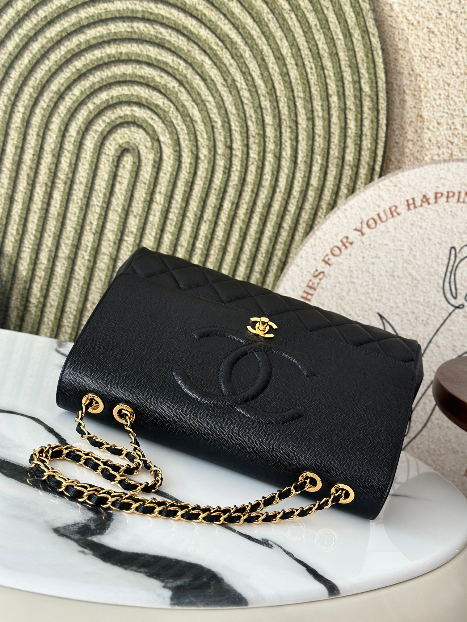 Chanel shoulder chain bag  33x11x23cm