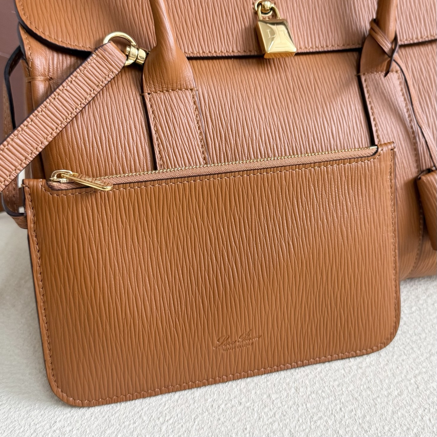 Loro Piana Loom L25 Calfskin 25x18x12.5cm