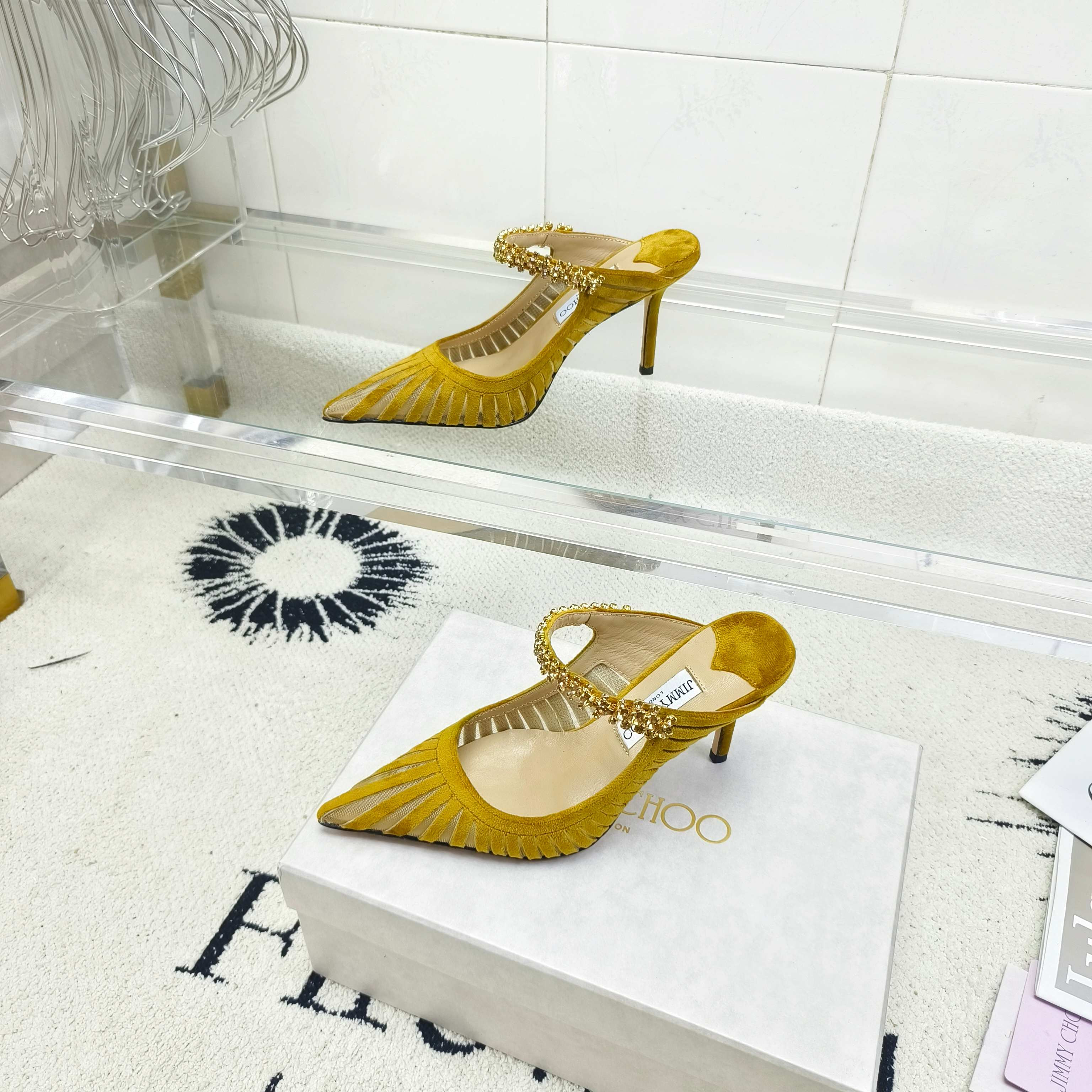 UA Jimmy Choo Bing Mules