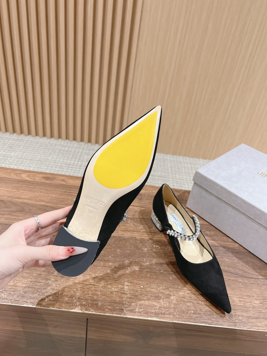 UA Jimmy Choo Bing Pumps