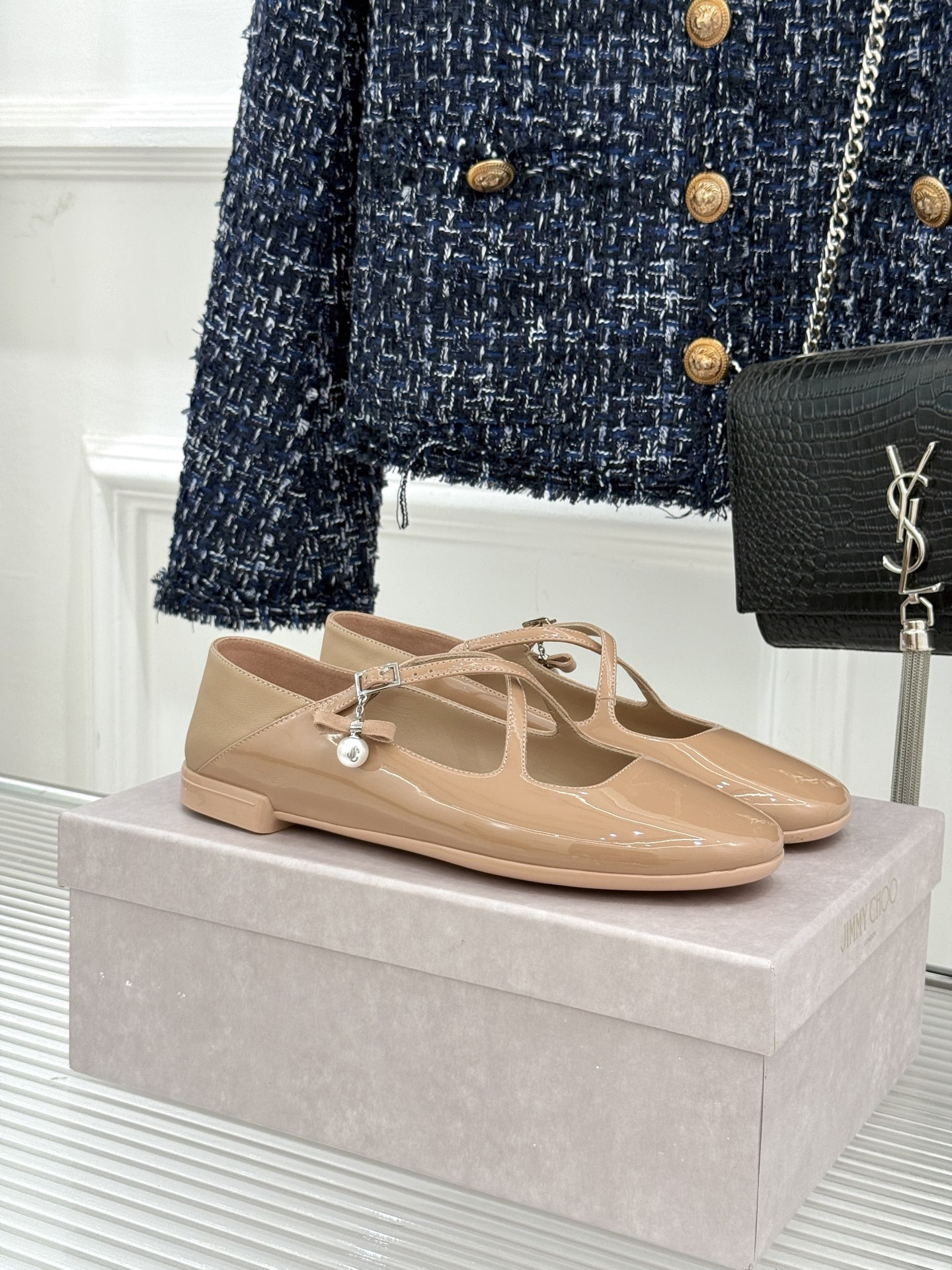 UA Jimmy Choo Eleri Ballet Flats